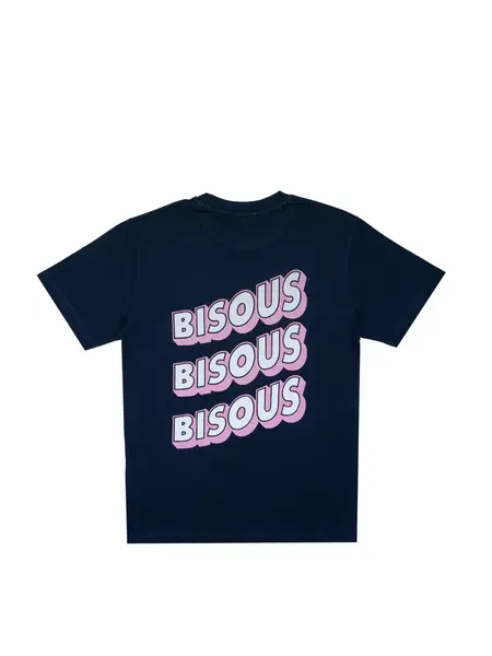 Bisous Bisous BISOUS BISOUS sonics t-shirt - navy