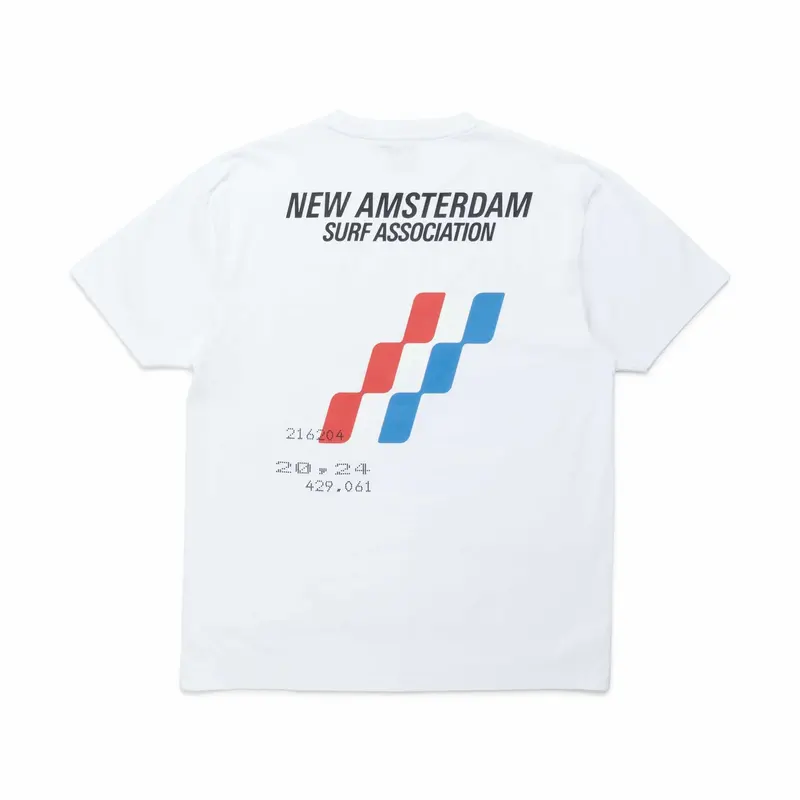 New Amsterdam NEW AMSTERDAM ticket tee - white
