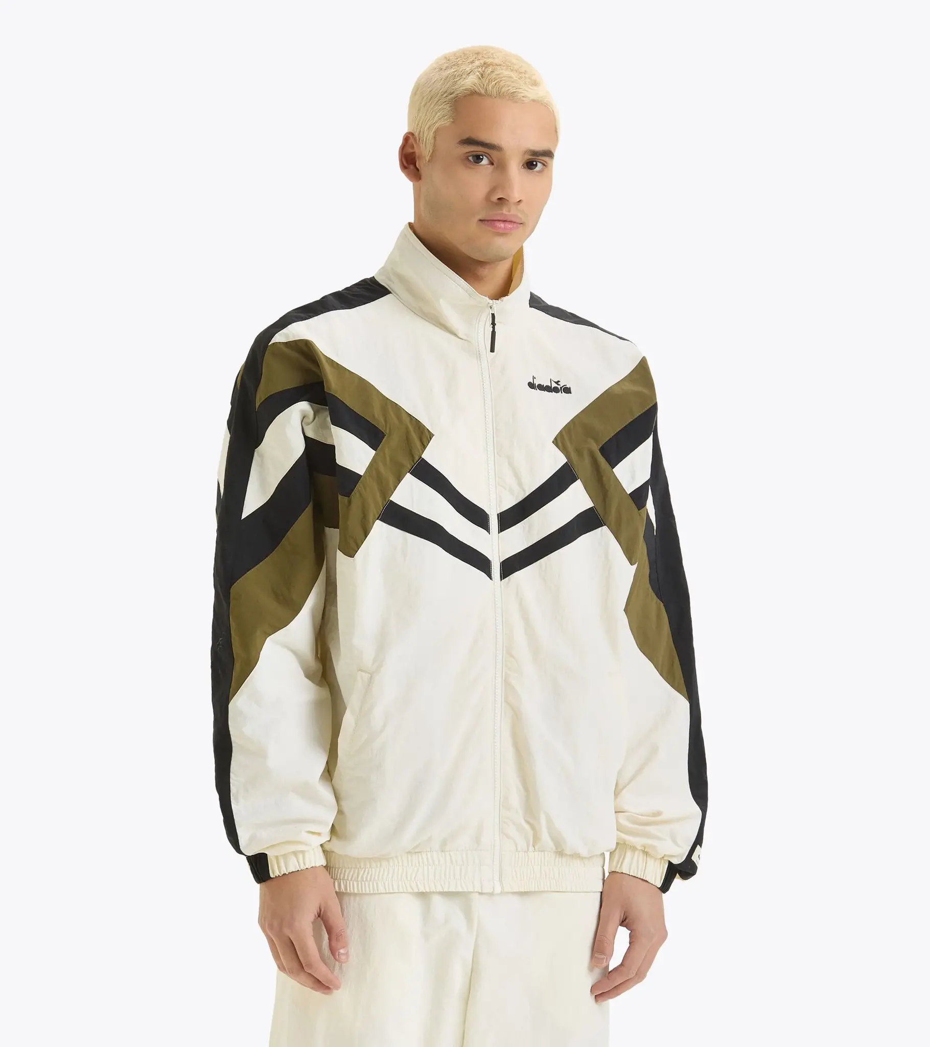 DIADORA track jacket legacy whisper white CHO