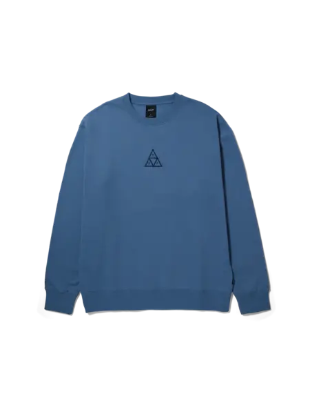 HUF HUF set triple triangle crewneck - slate blue