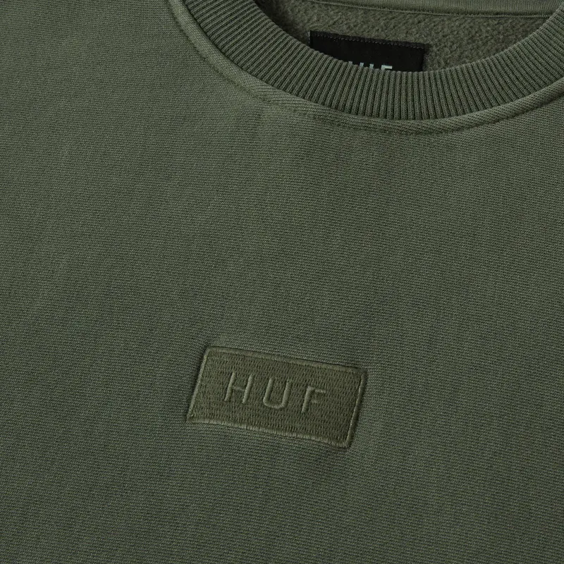 HUF HUF mason crewneck fleece - hunter green