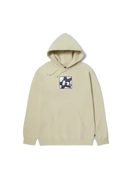 HUF HUF star hoodie - stone