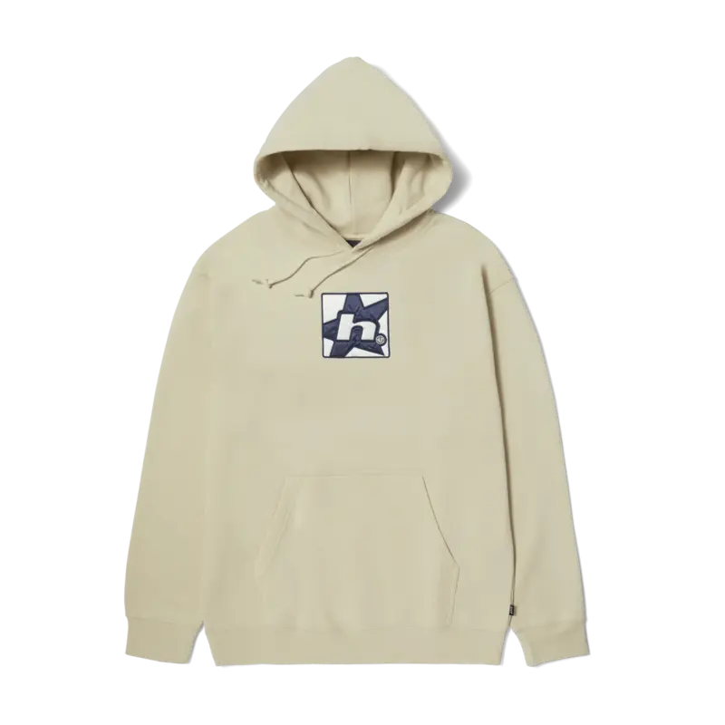 HUF HUF star hoodie - stone