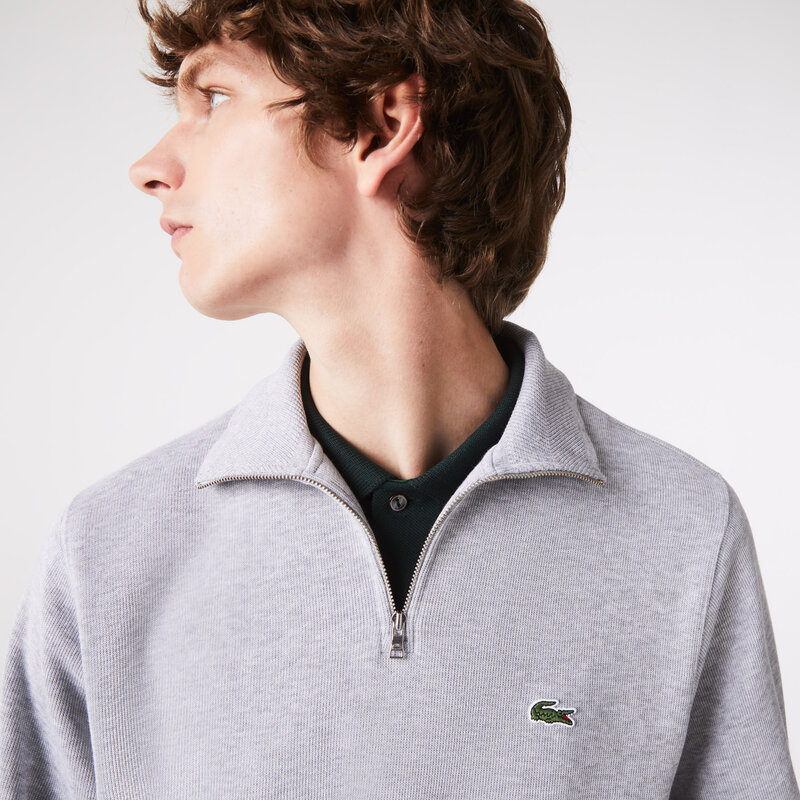 lacoste LACOSTE sh1927 sweatshirt - silver chine