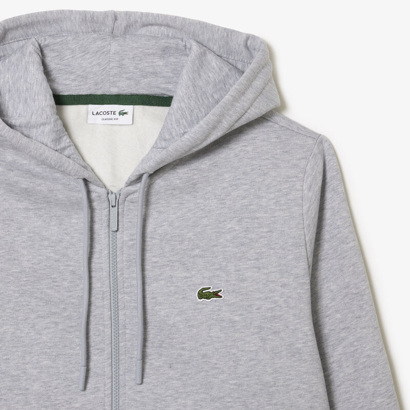 lacoste LACOSTE sh9626 sweatshirt zip - silver chine