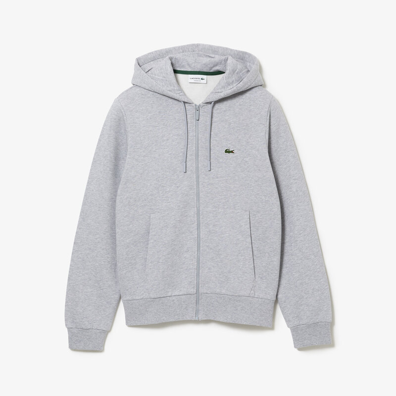 lacoste LACOSTE sh9626 sweatshirt zip - silver chine