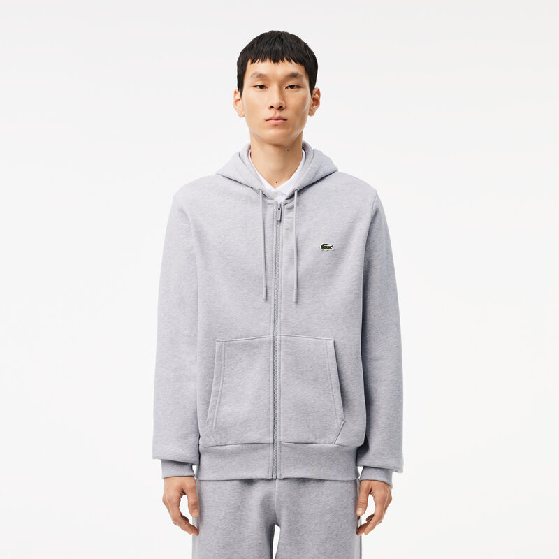 lacoste LACOSTE sh9626 sweatshirt zip - silver chine