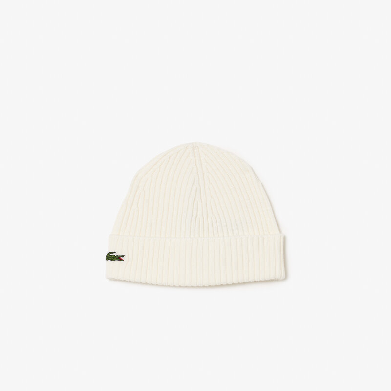 lacoste LACOSTE rb0001 knitted cap - flour