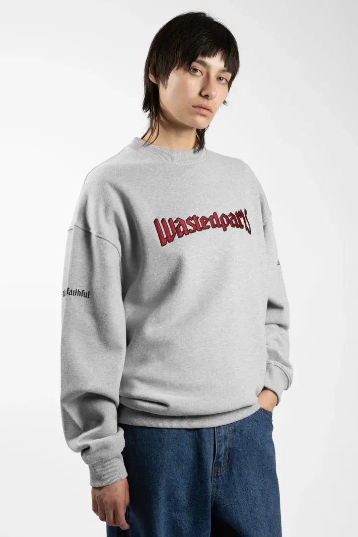 WASTED PARIS WASTED PARIS united crewneck - ash grey