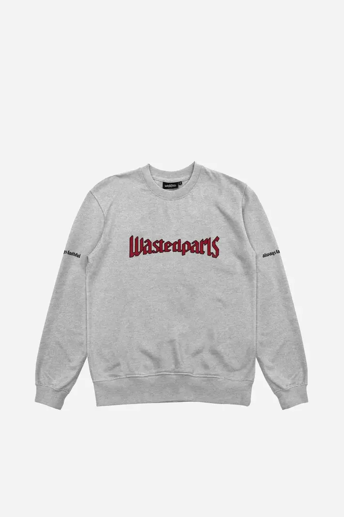 WASTED PARIS WASTED PARIS united crewneck - ash grey