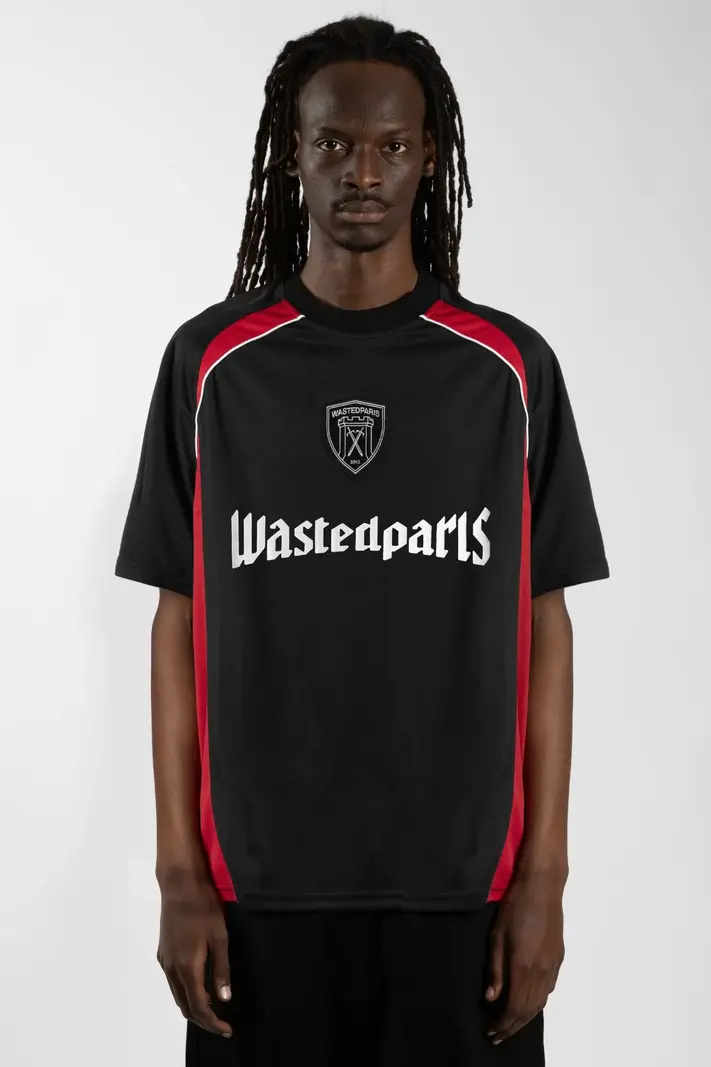 WASTED PARIS WASTED PARIS rain football shirt - black