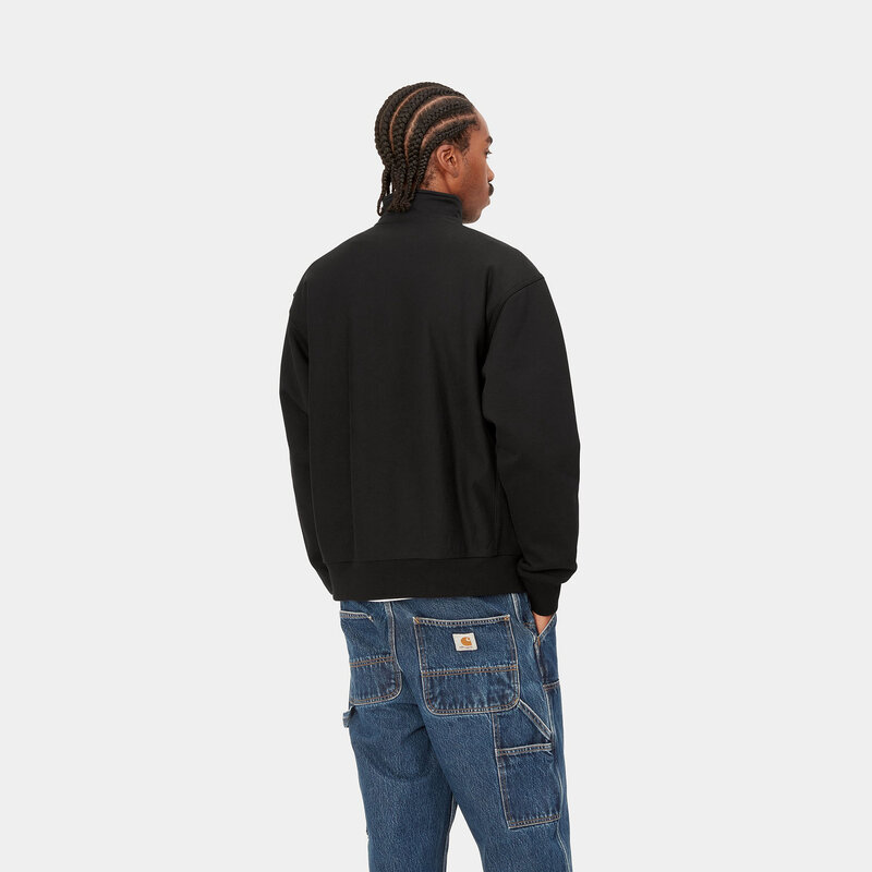 CARHARTT WIP CARHARTT WIP half zip american script - black