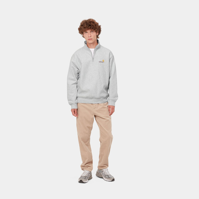 CARHARTT WIP CARHARTT WIP half zip american script - grey