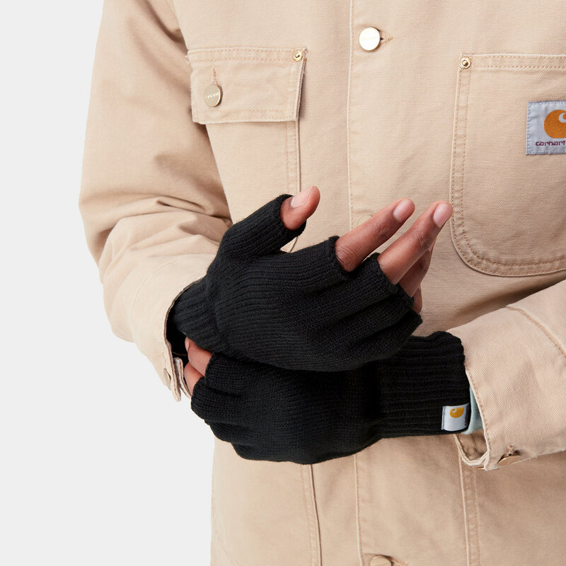 CARHARTT WIP CARHARTT WIP mitten gloves - black