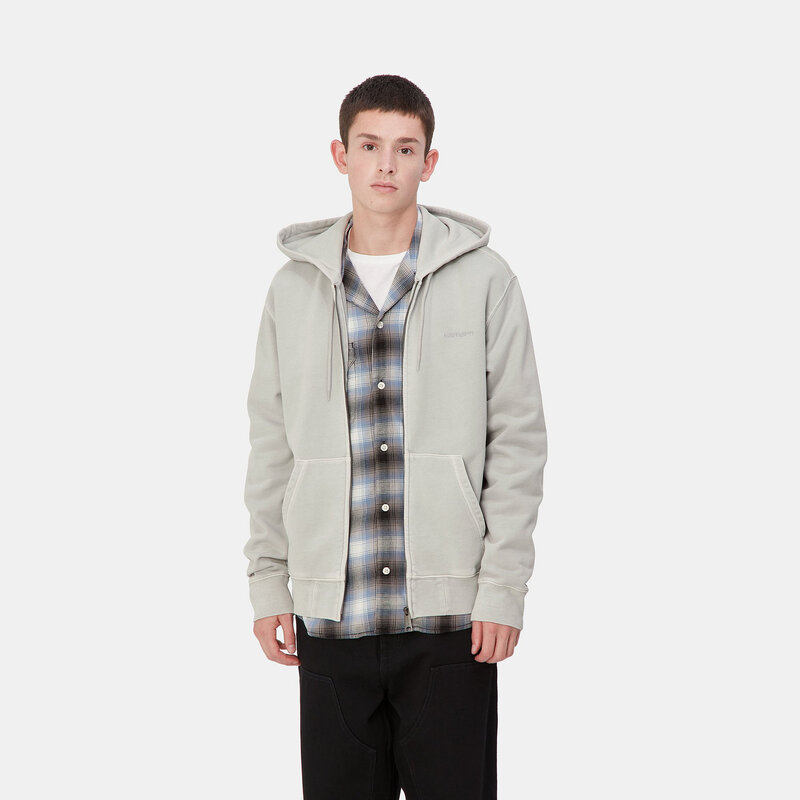 CARHARTT WIP CARHARTT WIP hooded duster script jacket - basalt