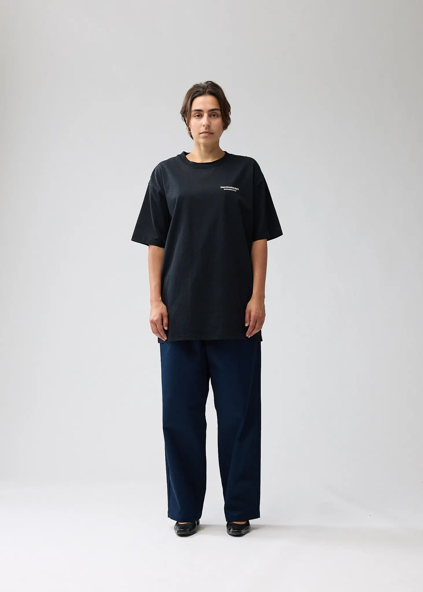 New Amsterdam NEW AMSTERDAM oyster tee - black