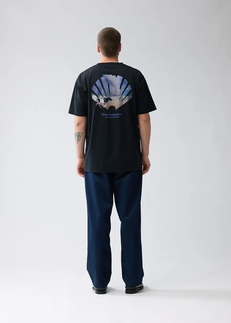 New Amsterdam NEW AMSTERDAM oyster tee - black