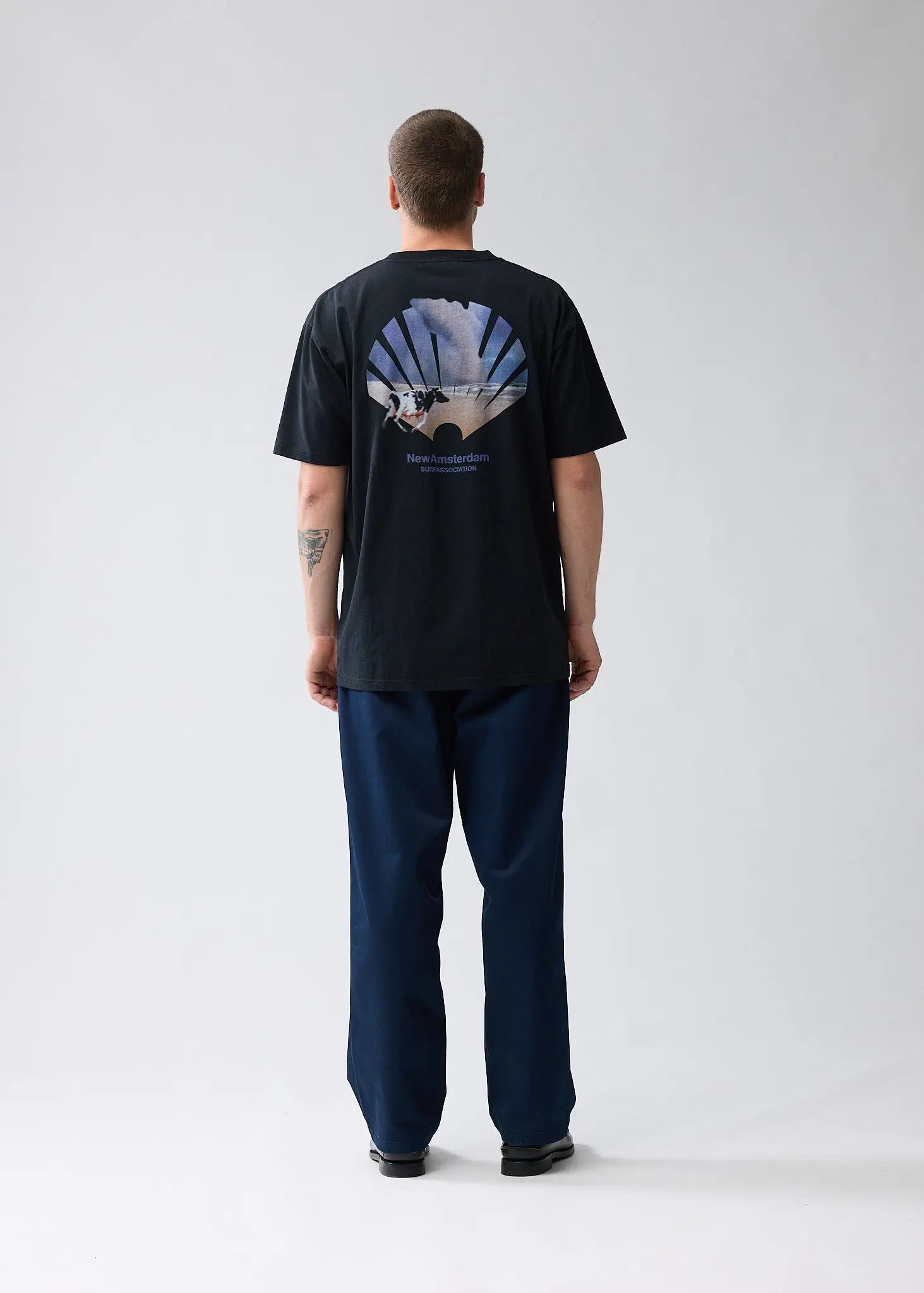 New Amsterdam NEW AMSTERDAM oyster tee - black