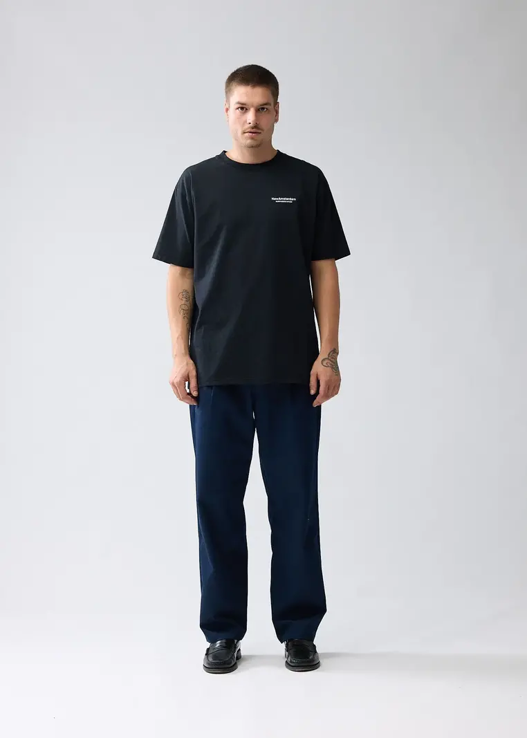 New Amsterdam NEW AMSTERDAM oyster tee - black