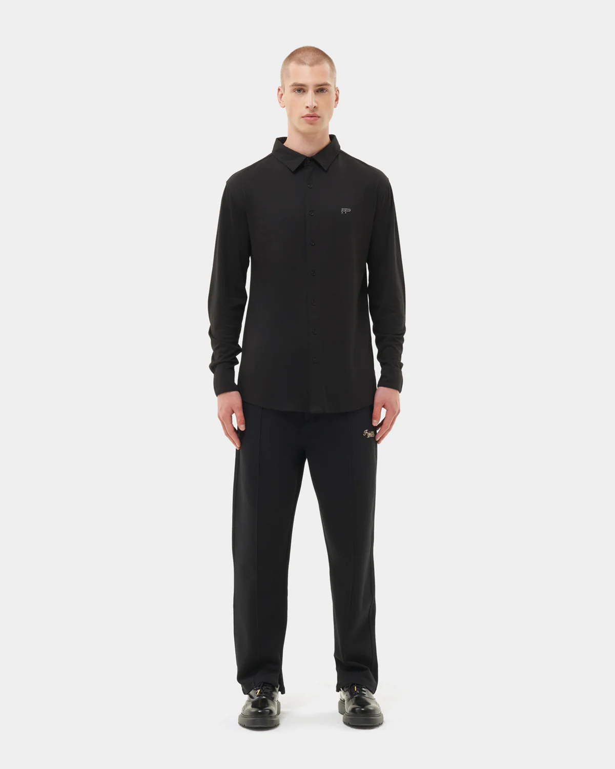 Filling Pieces FILLING PIECES - jersey shirt - black