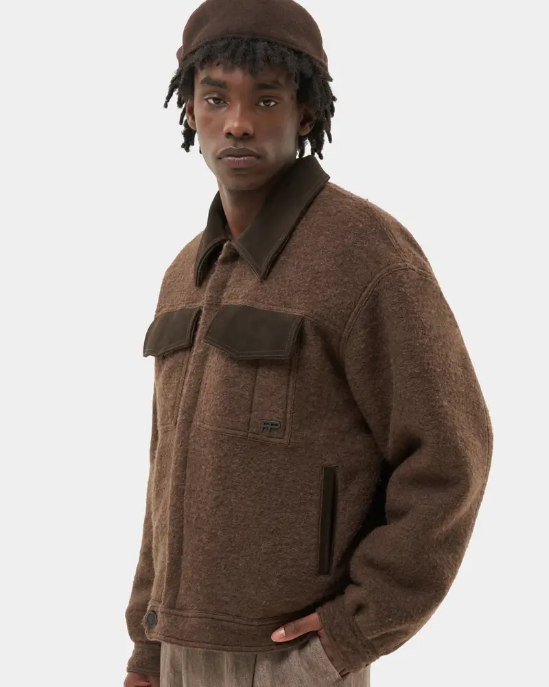 Filling Pieces FILLING PIECES - box jacket - brown
