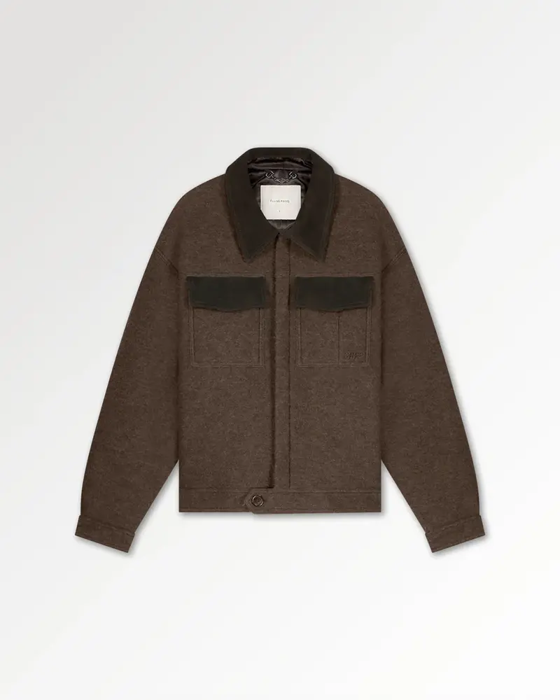 Filling Pieces FILLING PIECES - box jacket - brown