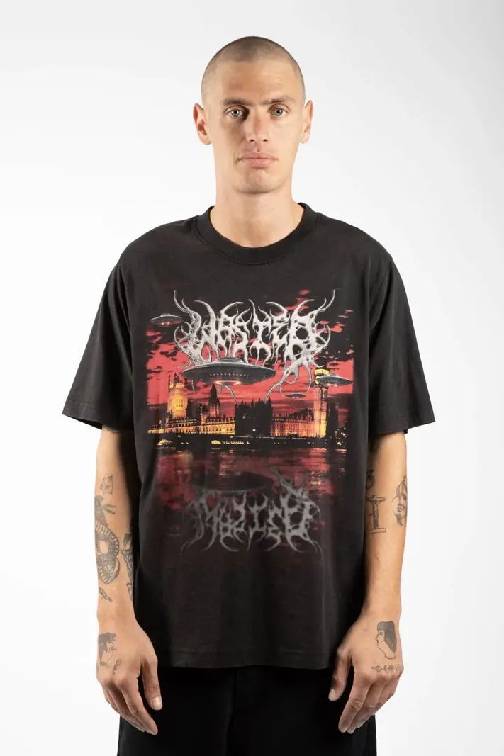 WASTED PARIS WASTED PARIS skylab t-shirt - faded black