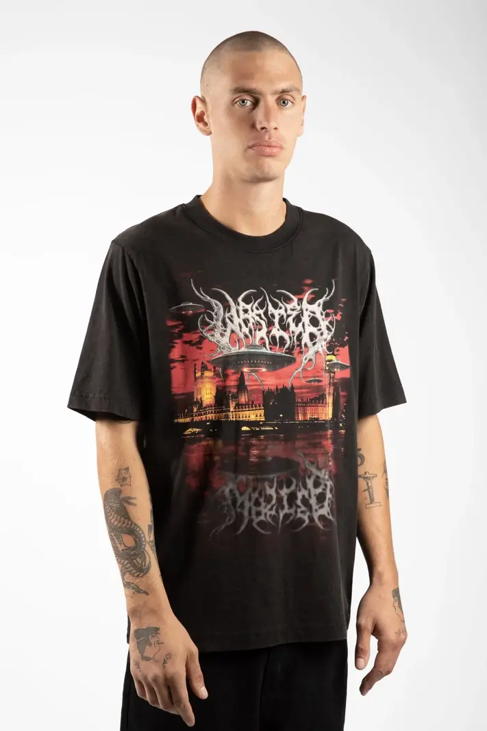 WASTED PARIS WASTED PARIS skylab t-shirt - faded black