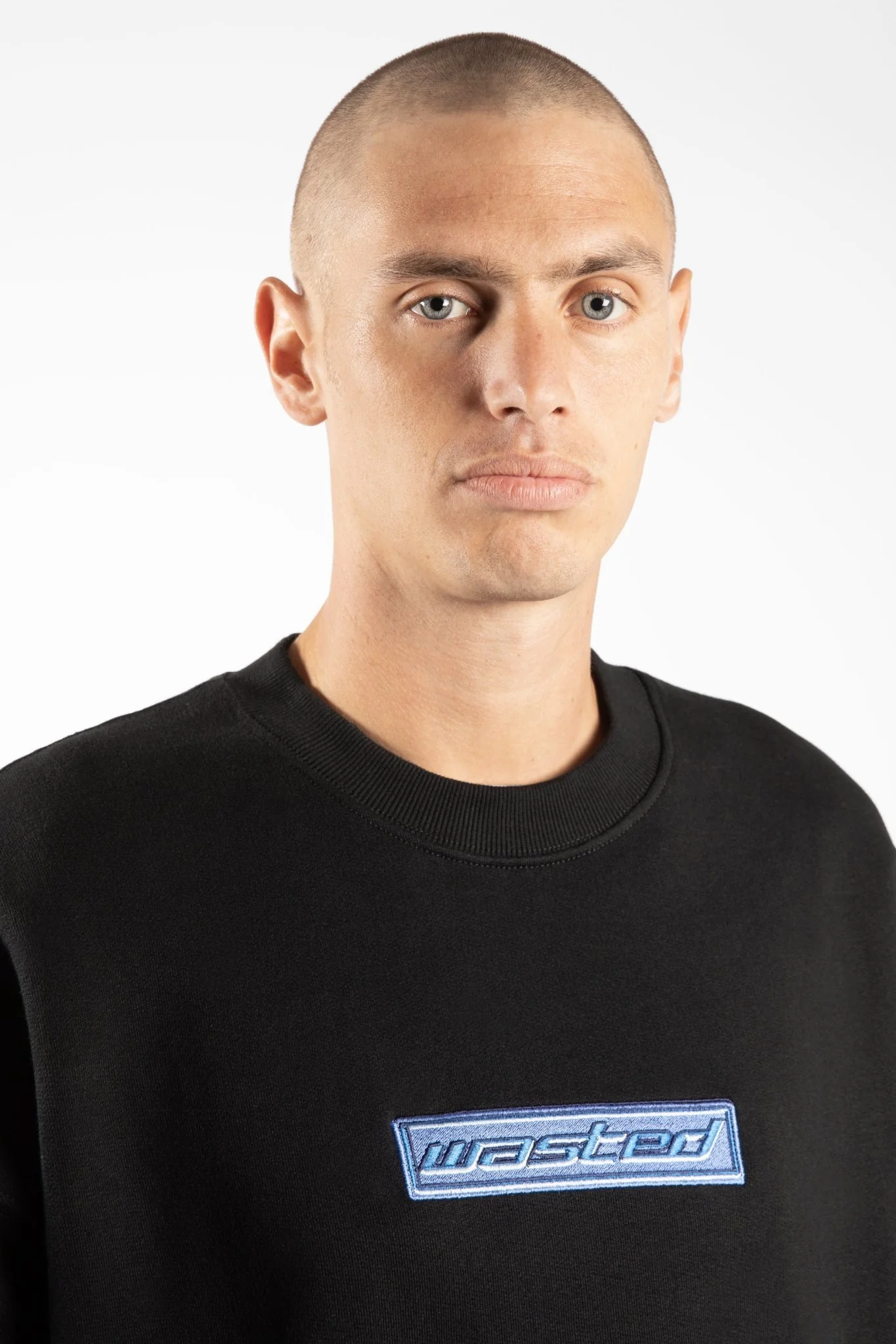 WASTED PARIS WASTED PARIS pulse crewneck - black