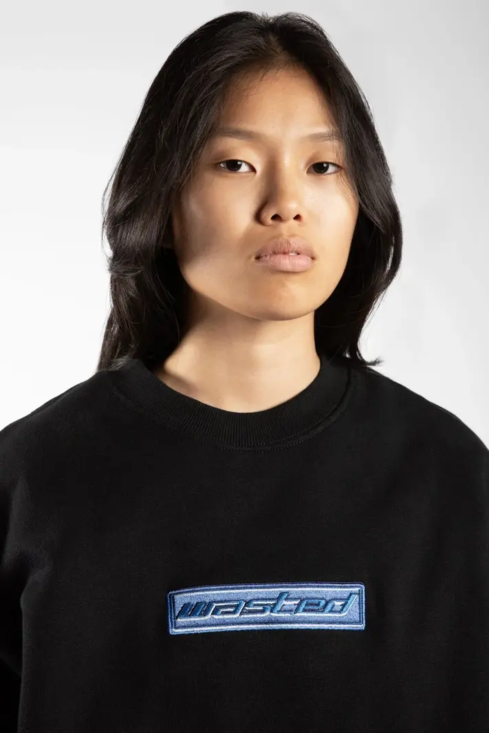 WASTED PARIS WASTED PARIS pulse crewneck - black