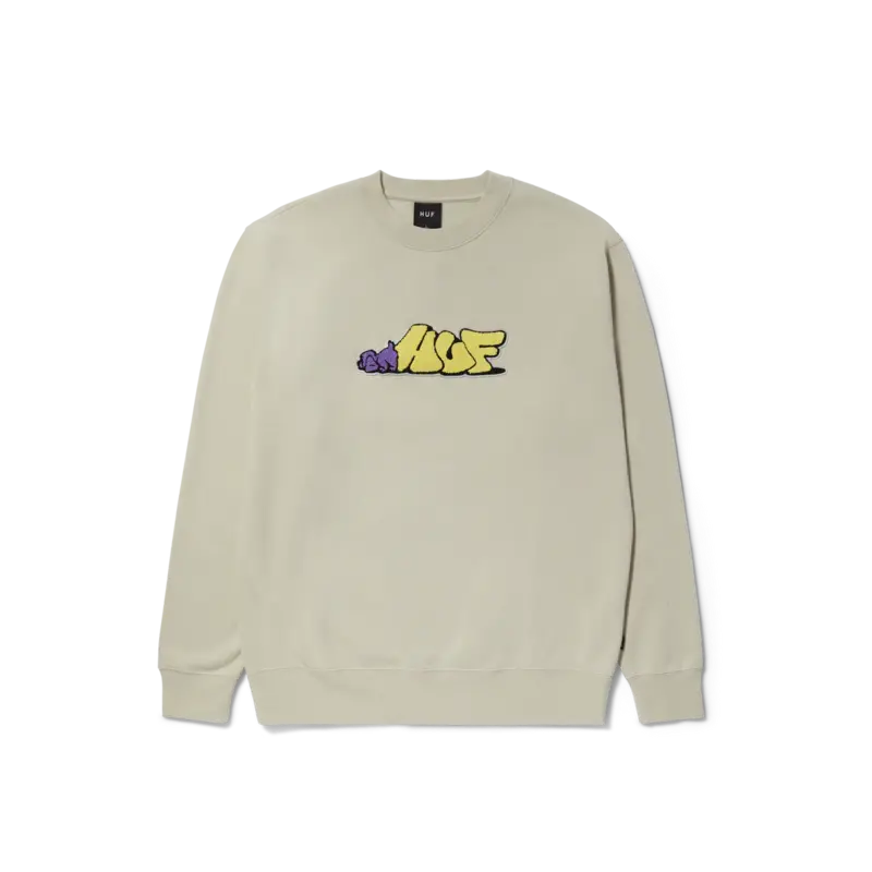 HUF HUF - Dog Sense Crewneck - Stone