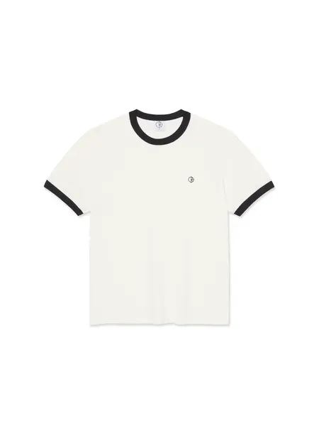 Polar Polar - Ringer Tee - Cloud White / Navy