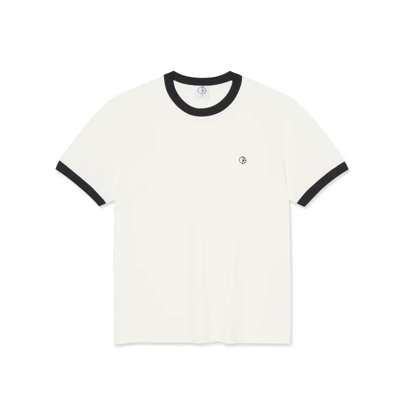 Polar Polar - Ringer Tee - Cloud White / Navy