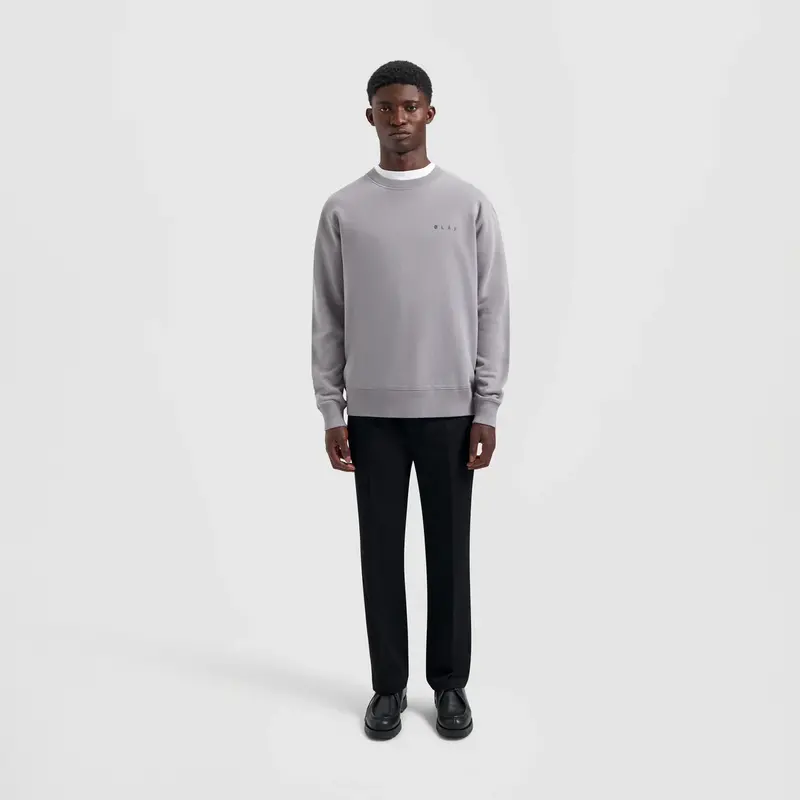 OLAF OLAF nostalgia face crewneck - slate grey