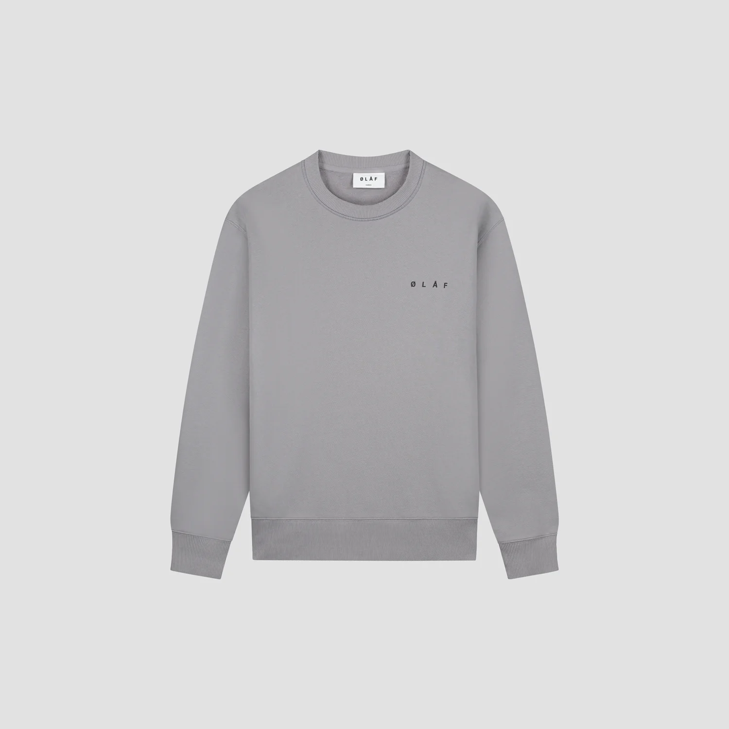 OLAF OLAF nostalgia face crewneck - slate grey