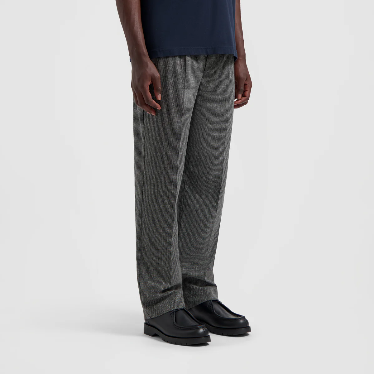 OLAF OLAF houndstooth pleated tailored pant