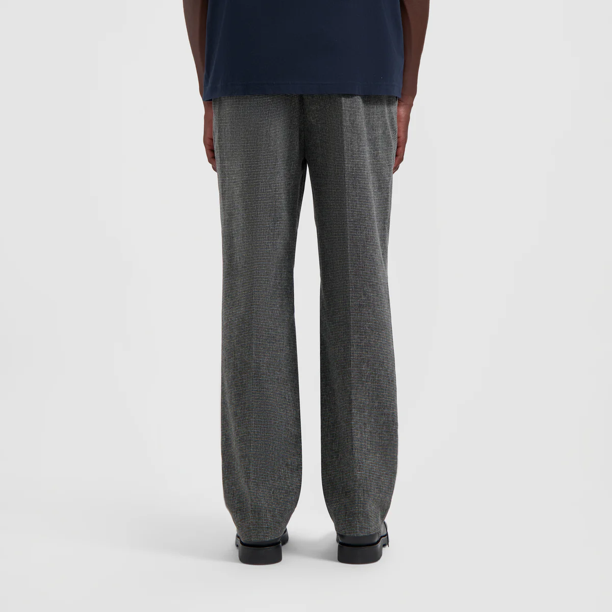 OLAF OLAF houndstooth pleated tailored pant