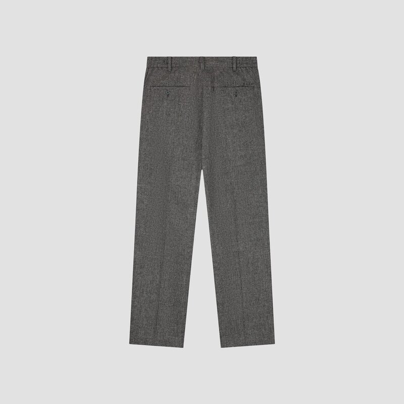 OLAF OLAF houndstooth pleated tailored pant