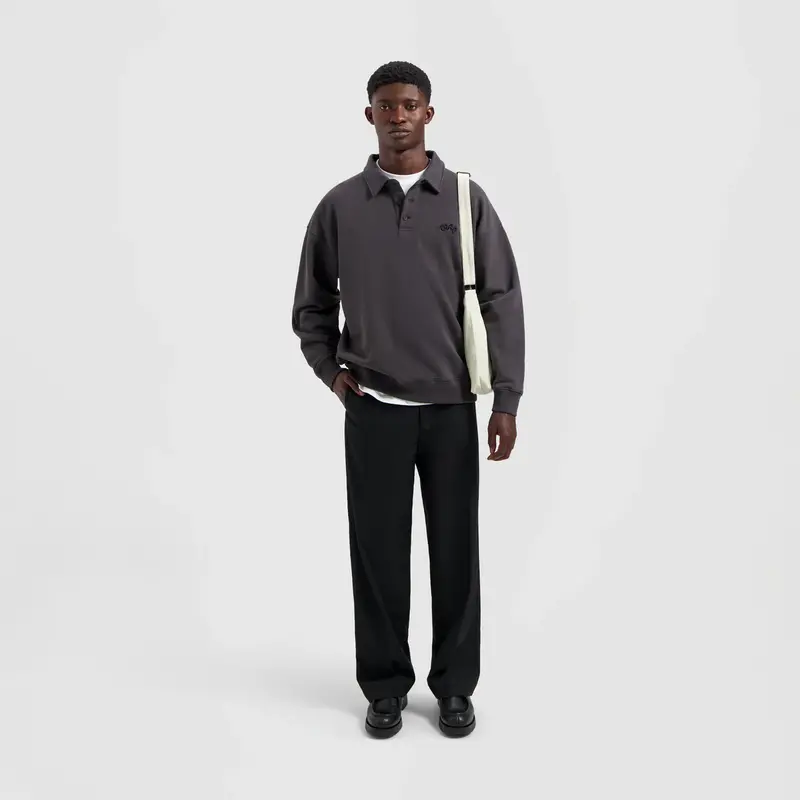 OLAF OLAF signature polo - charcoal