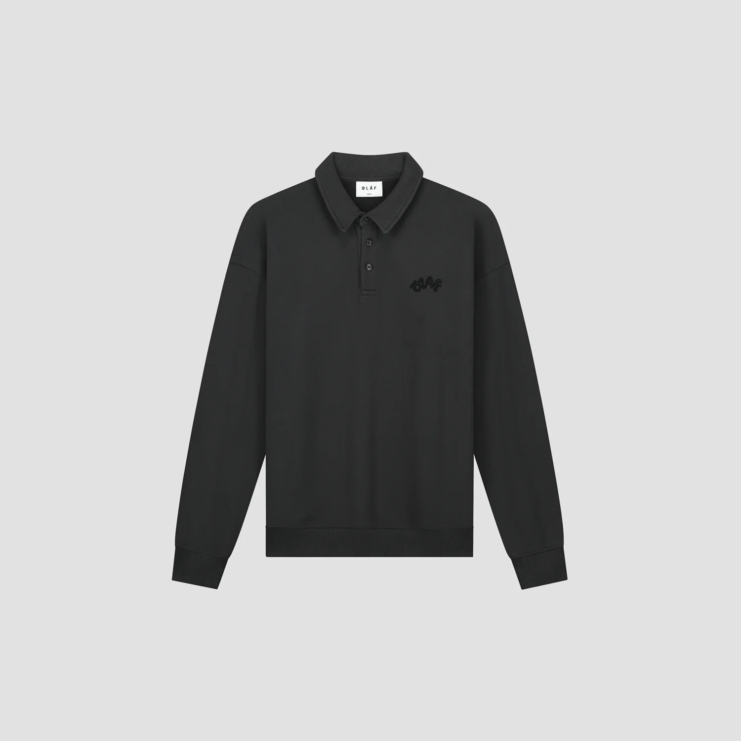 OLAF OLAF signature polo - charcoal