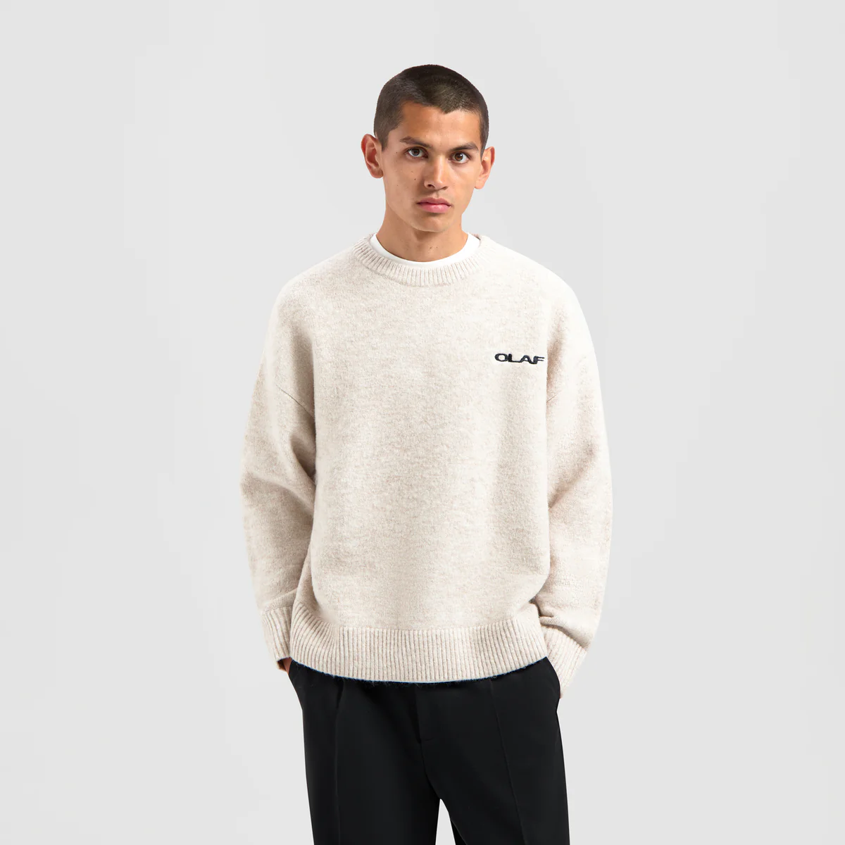 OLAF OLAF drift knitted crewneck