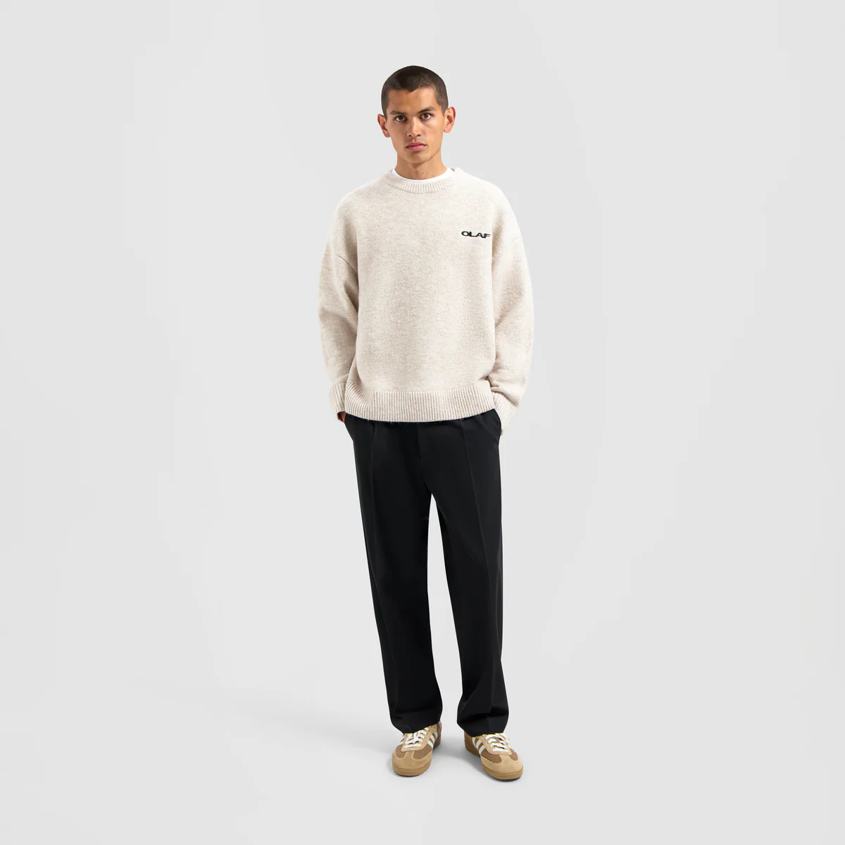 OLAF OLAF drift knitted crewneck