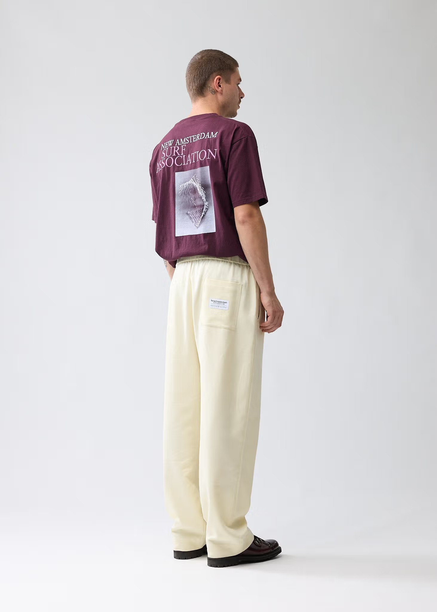 New Amsterdam NEW AMSTERDAM work trousers - bone
