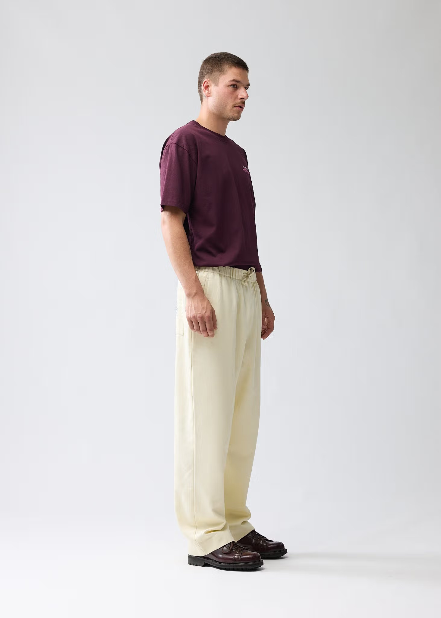 New Amsterdam NEW AMSTERDAM work trousers - bone