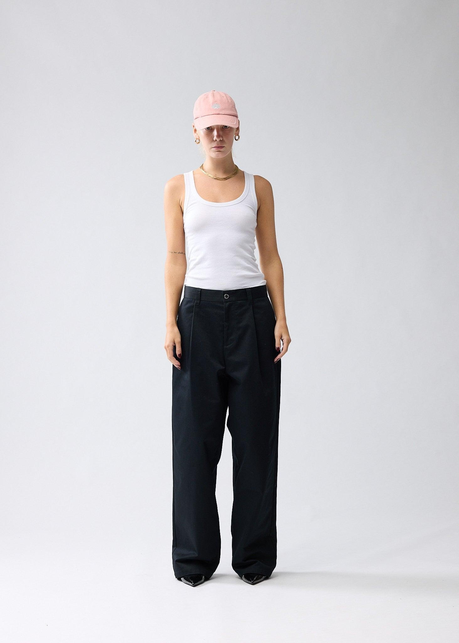 New Amsterdam NEW AMSTERDAM reworked trouser - black