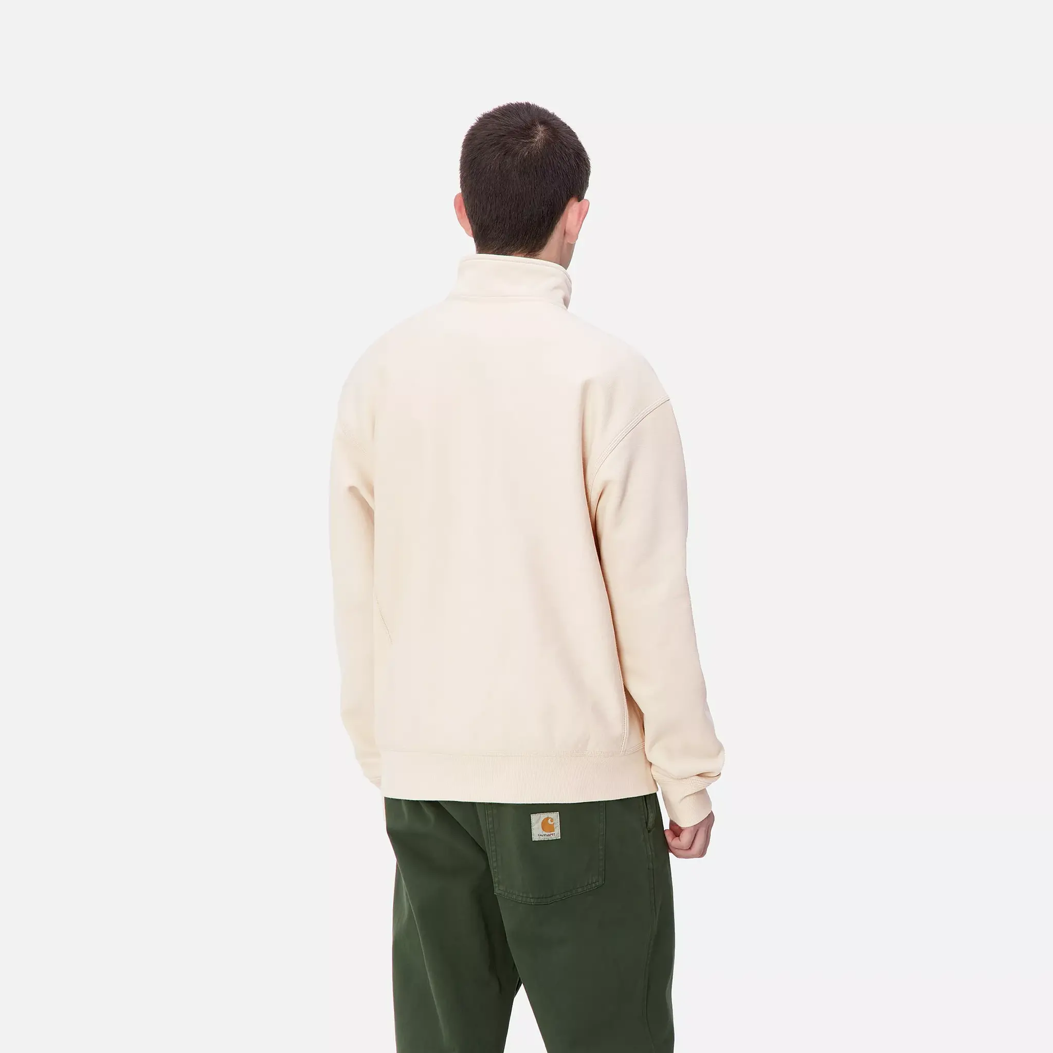 CARHARTT WIP CARHARTT WIP half zip american script - moonbeam