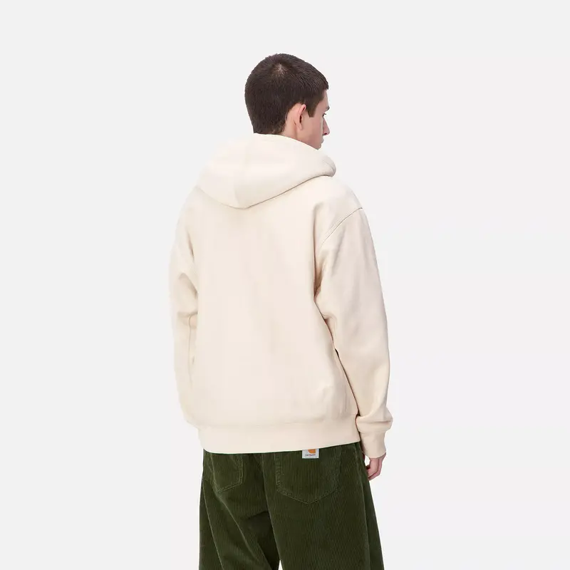 CARHARTT WIP CARHARTT WIP hooded american script - moonbeam