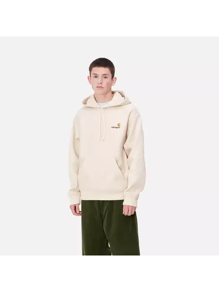 CARHARTT WIP CARHARTT WIP hooded american script - moonbeam