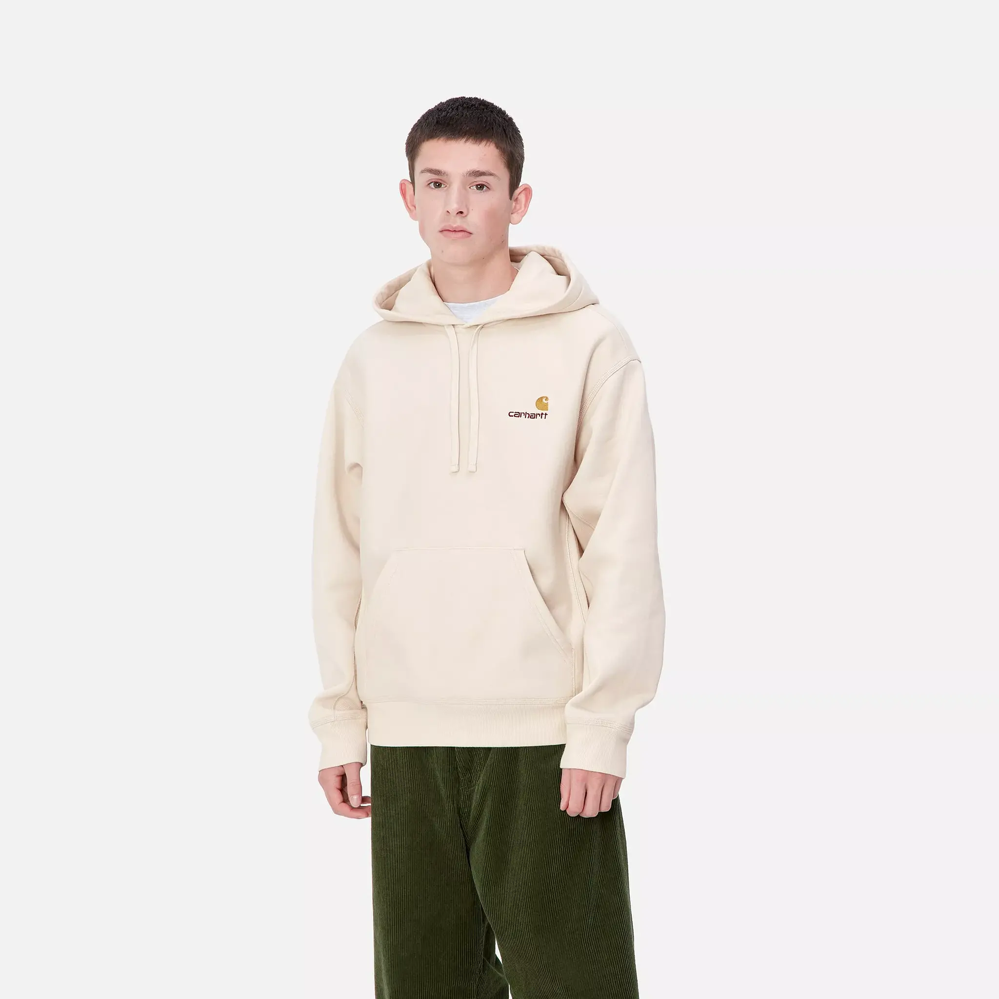 CARHARTT WIP CARHARTT WIP hooded american script - moonbeam