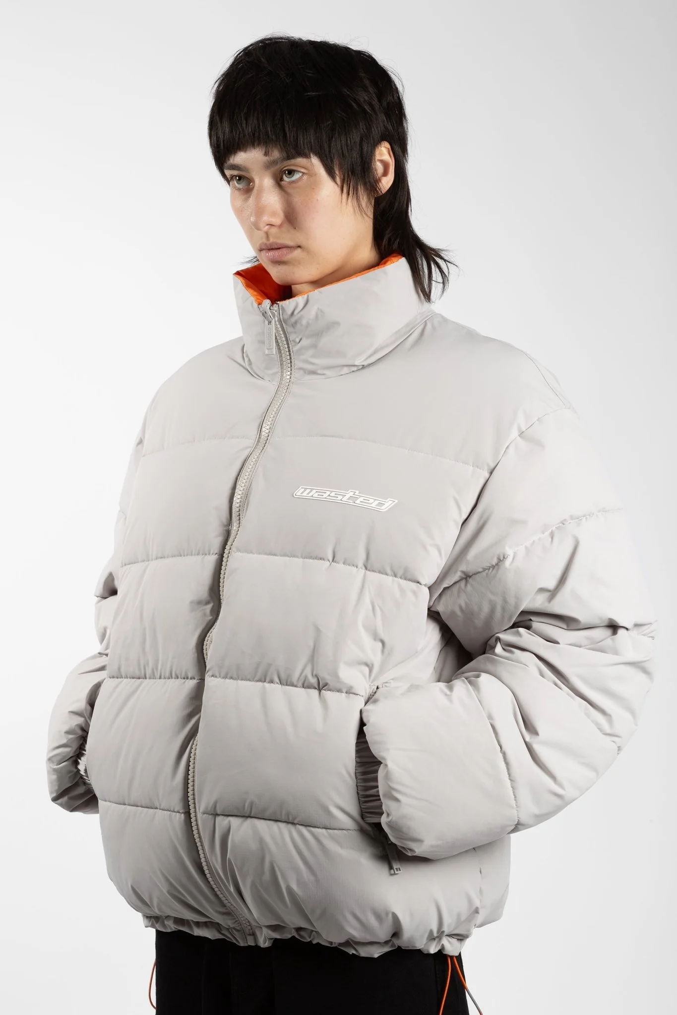 WASTED PARIS WASTED PARIS pulse puffer jacket - silver